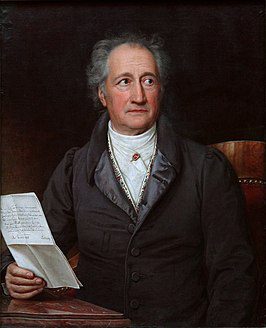 Johann Wolfgang von Goethe Portret van Goethe.